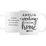 Personalised Working From Home Mug: 4 - Mugs By Gift Moments