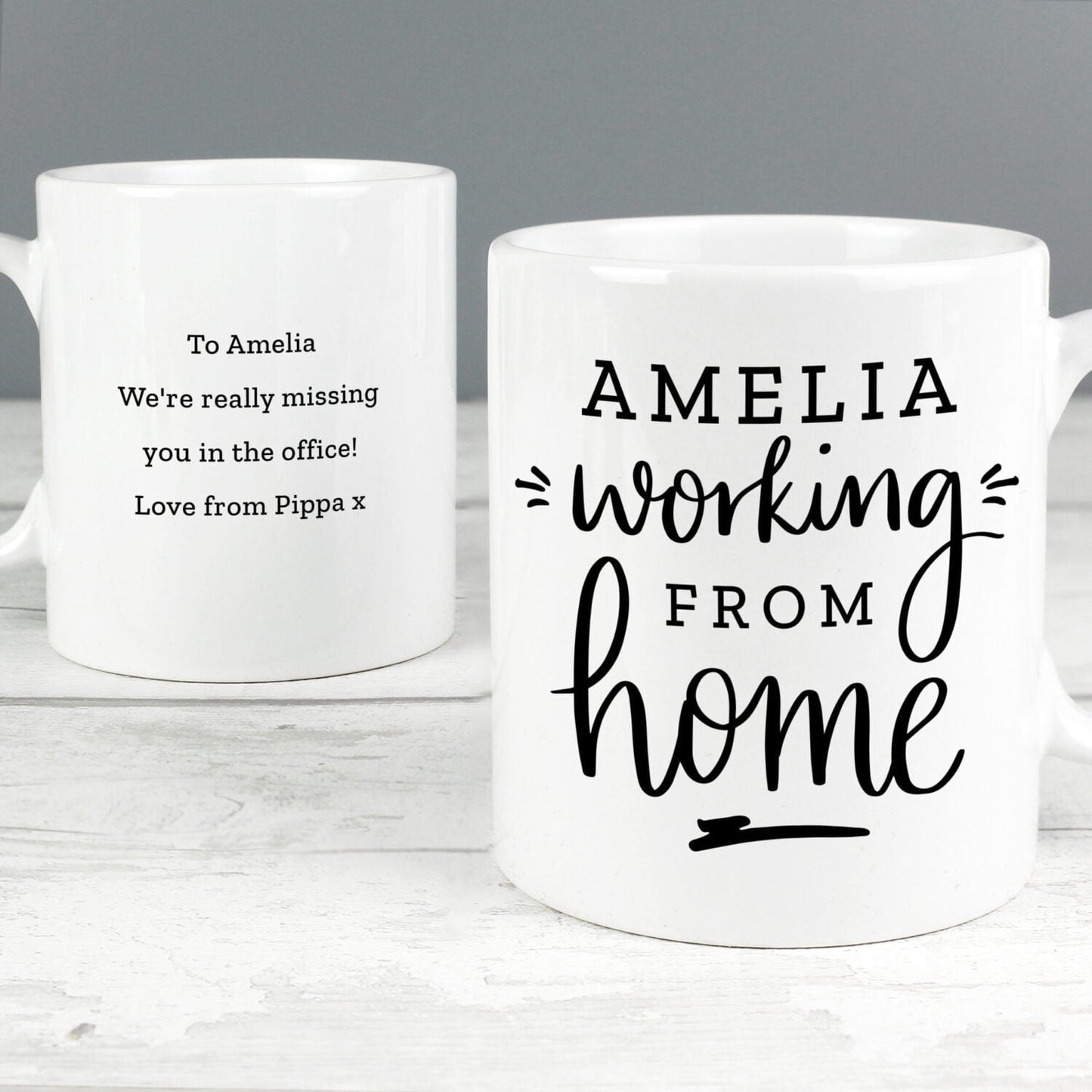 Personalised Working From Home Mug: 1 - Mugs By Gift Moments