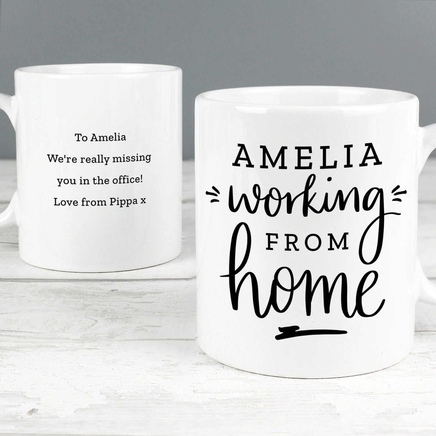 Personalised Working From Home Mug: 1 - Mugs By Gift Moments