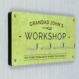 Personalised Workshop Hooks: 5 - Signs & Plaques By Gift Moments