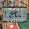 Personalised Workshop Metal Sign - Shop Signs & Plaques At Gift Moments - 1