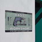 Personalised Workshop Metal Sign - Shop Signs & Plaques At Gift Moments - 4