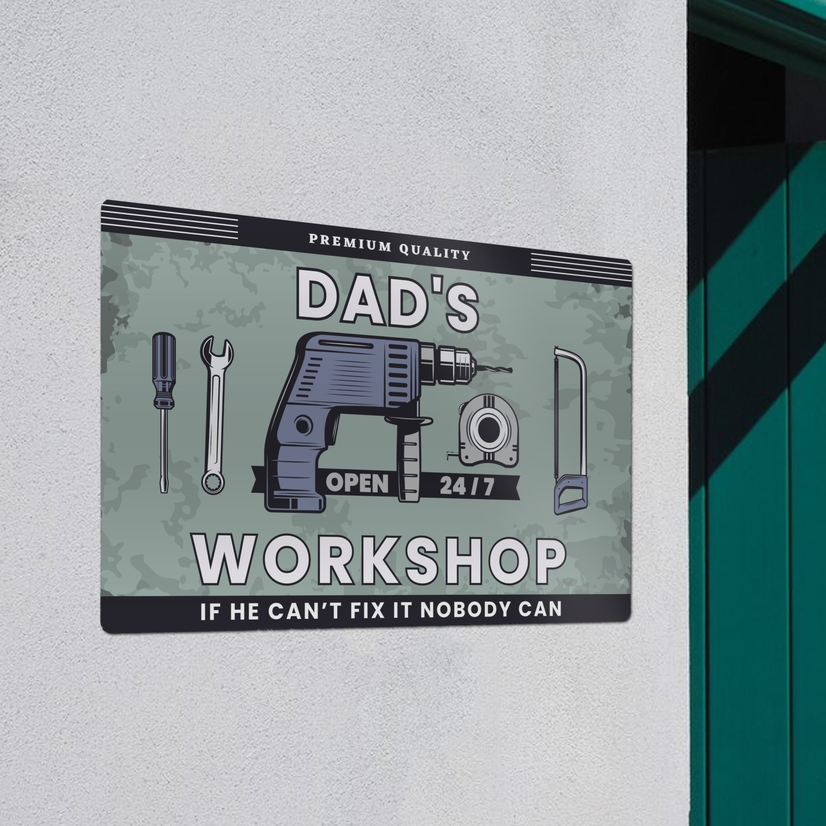 Personalised Workshop Metal Sign - Shop Signs & Plaques At Gift Moments - 4