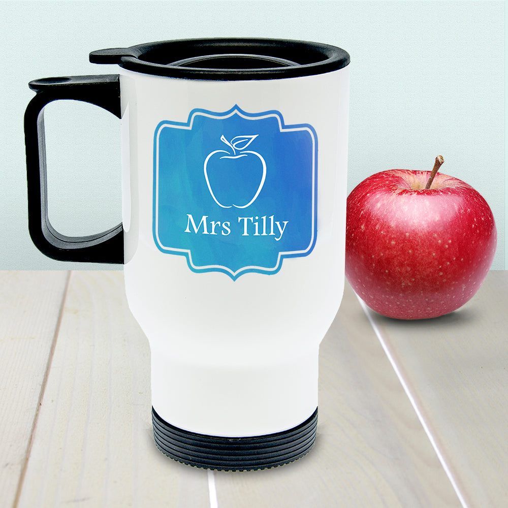 Personalised World’s Best TEA-cher Travel Mug: 1 - Travel Mugs By Gift Moments