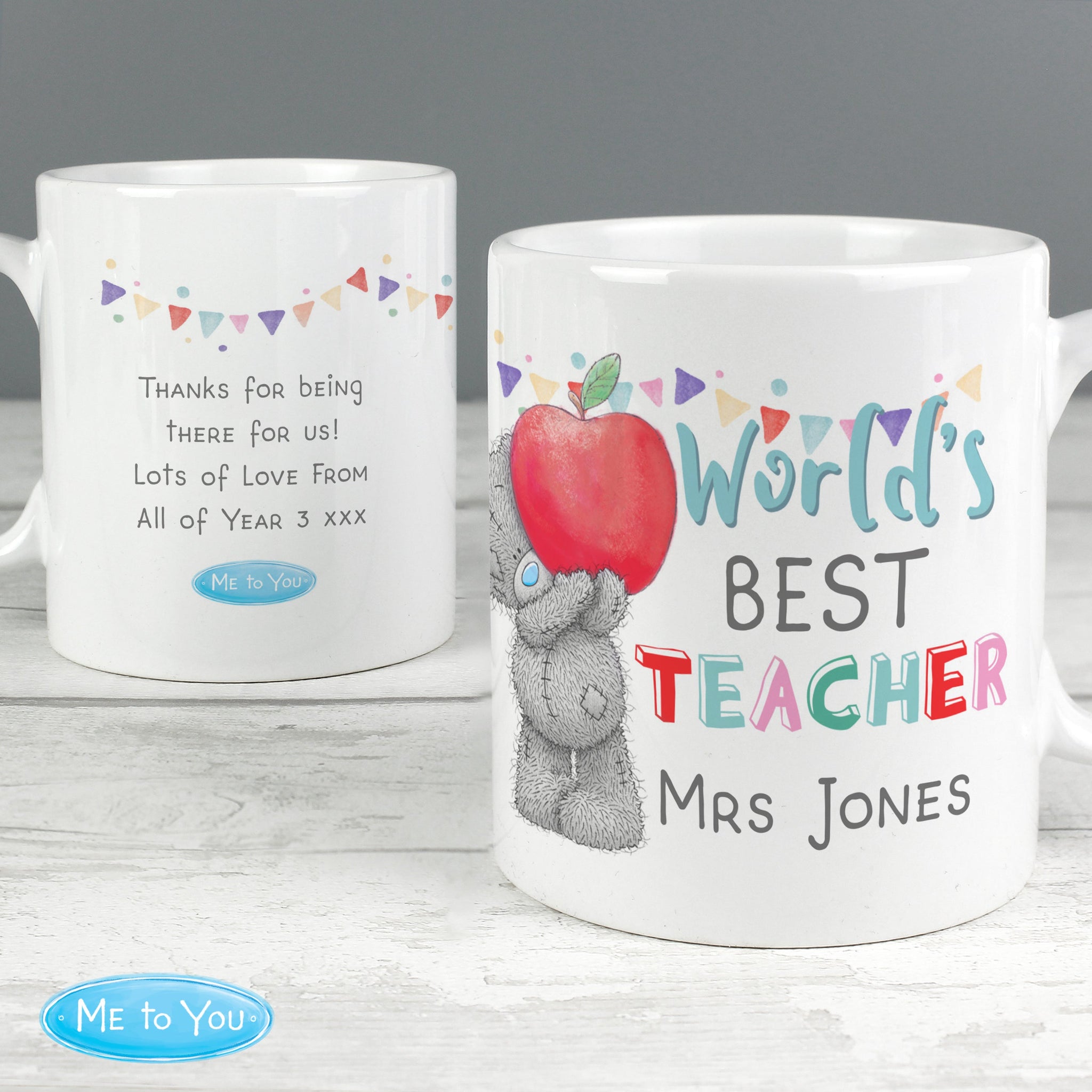 Personalised Me to You World’s Best Teacher Mug: 4 - Mugs