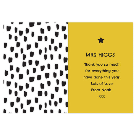 Personalised World’s Best Teacher Trophy Greeting Card: 3 - Greeting Cards By Gift Moments