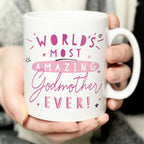 Personalised World’s Most Amazing Godmother Mug - Shop Mugs At Gift Moments - 1