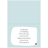 Personalised You’re My Favourite Husband Card: 3 - Greeting Cards By Gift Moments