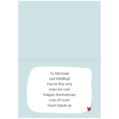Personalised You’re My Favourite Husband Card: 3 - Greeting Cards By Gift Moments