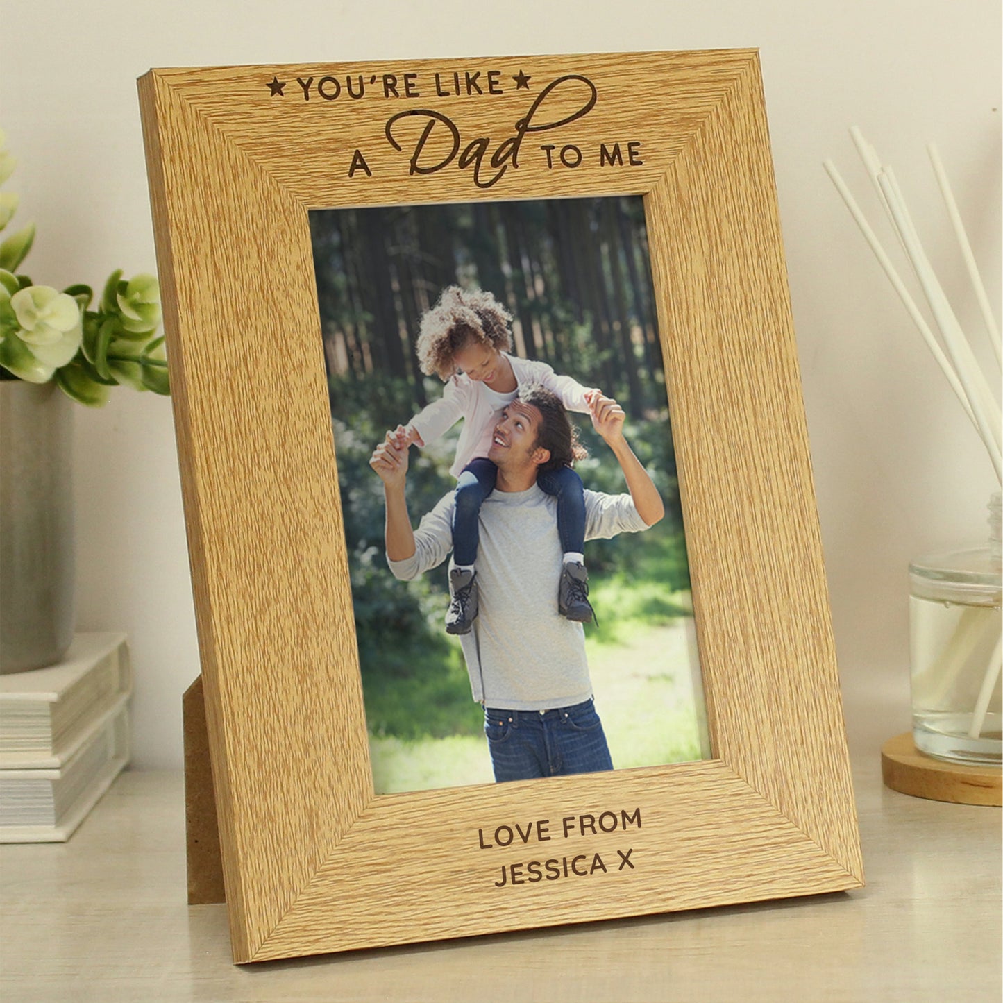 Personalised You’re Like a Dad to Me 6x4 Photo Frame: 2 - Photo Frames By Gift Moments