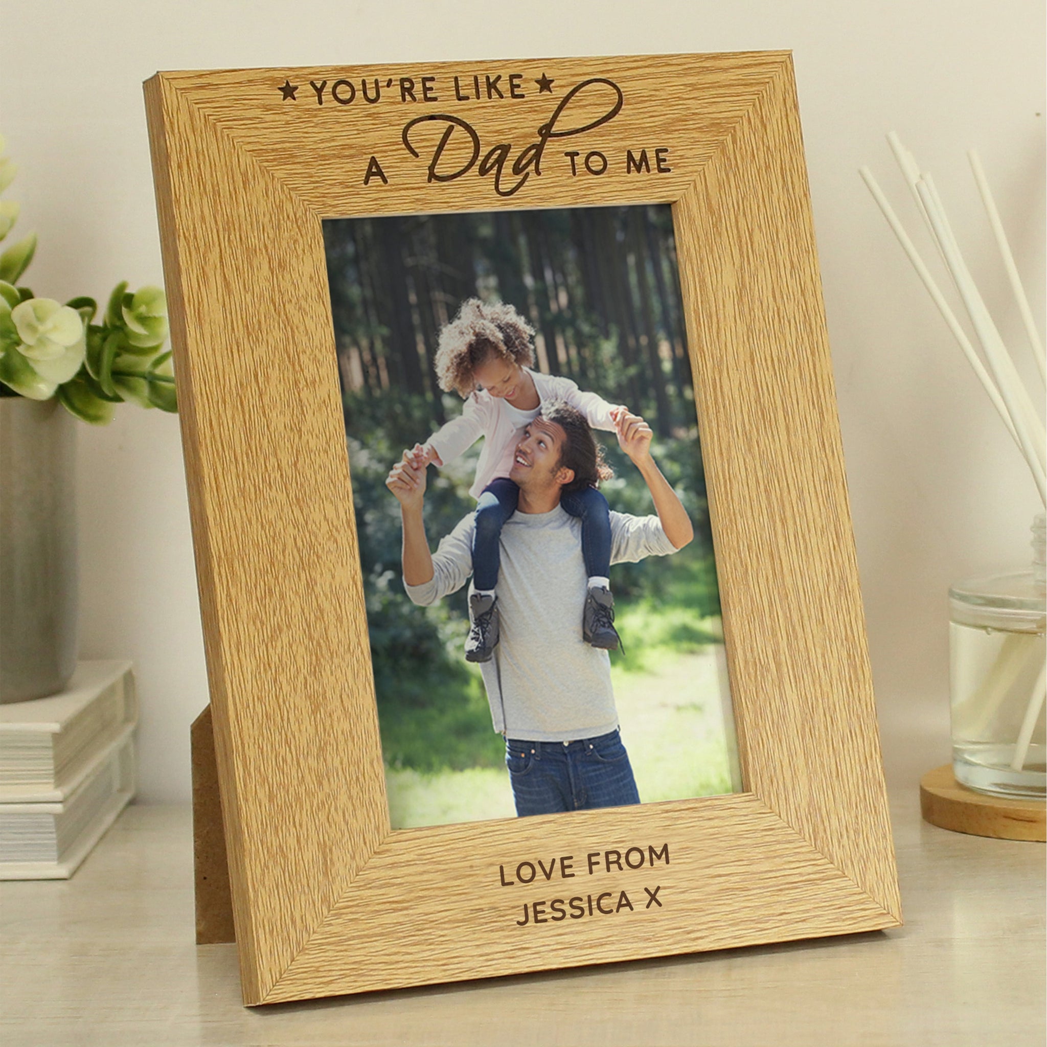 Personalised You’re Like a Dad to Me 6x4 Photo Frame: 2 - Photo Frames By Gift Moments