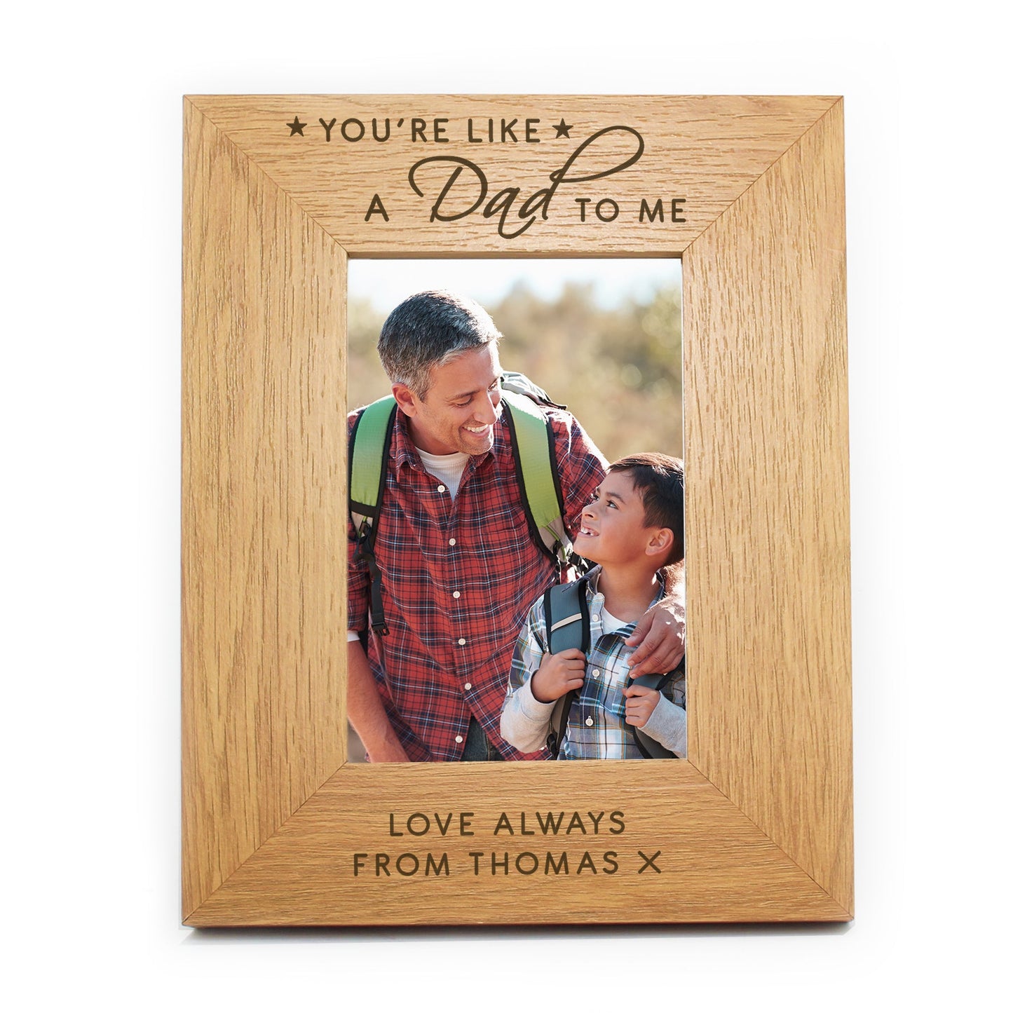 Personalised You’re Like a Dad to Me 6x4 Photo Frame: 3 - Photo Frames By Gift Moments