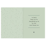 Personalised ’You’re Like a Dad to Me’ Card: 3 - Greeting Cards By Gift Moments