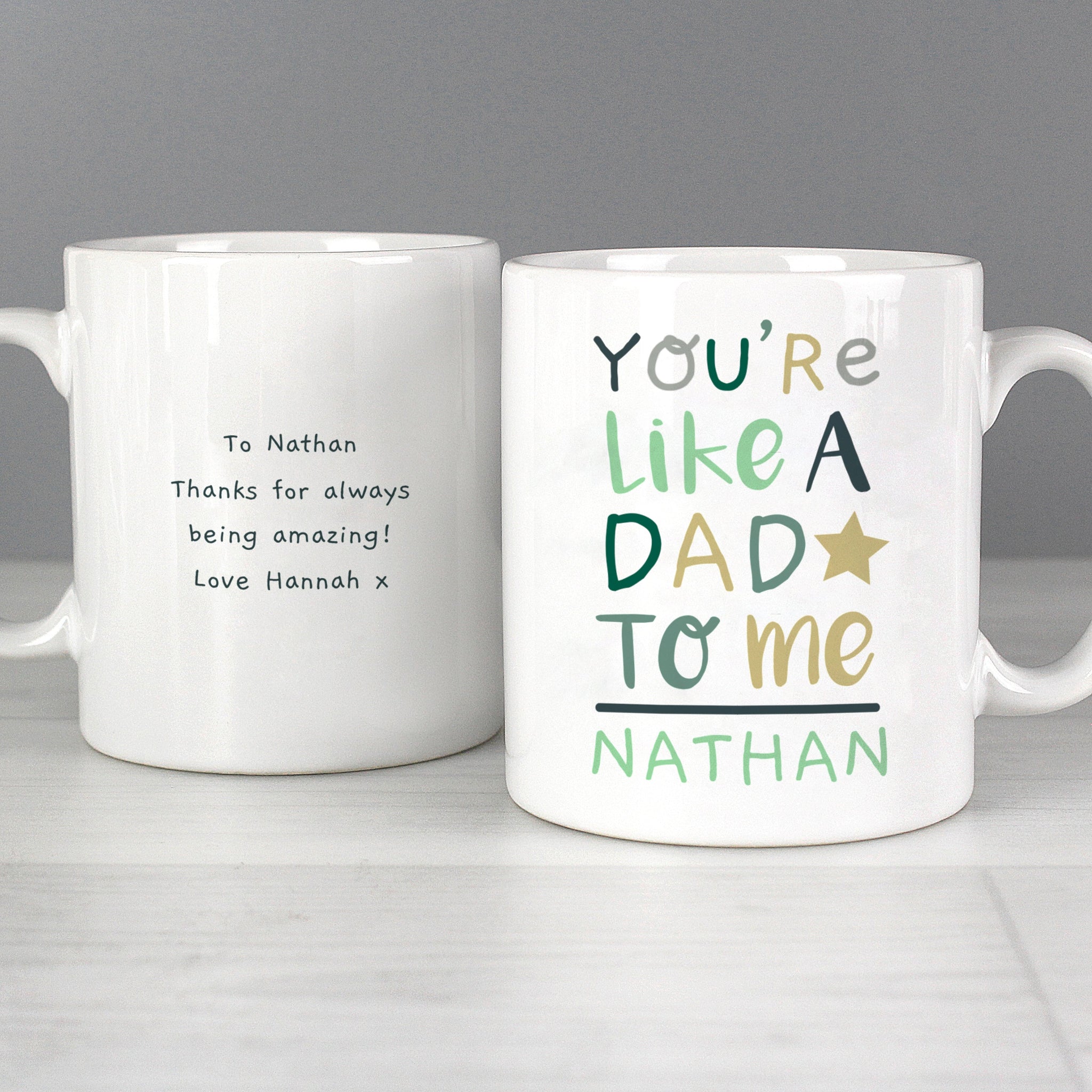 Personalised ’You’re Like a Dad to Me’ Mug: 1 - Mugs By Gift Moments