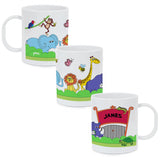 Personalised Zoo Plastic Mug: 3 - Plastic Mugs By Gift Moments