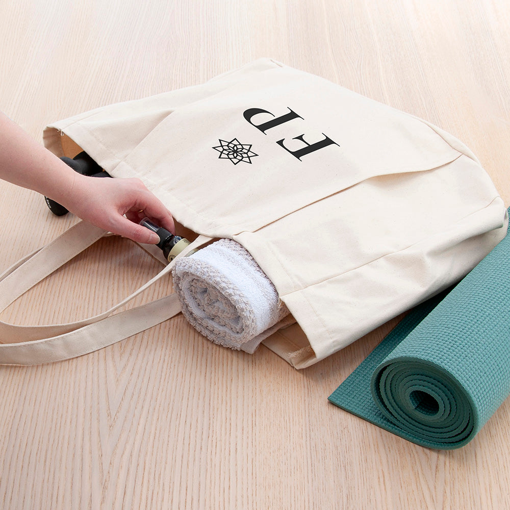 Personalized Organic Yoga Tote Bags: 6 - Bags By Gift Moments
