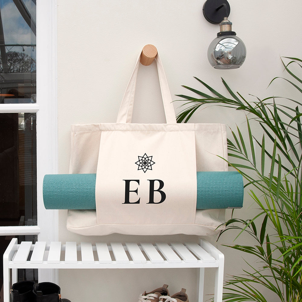 Personalized Organic Yoga Tote Bags: 10 - Bags By Gift Moments