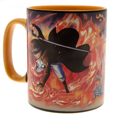 One Piece Heat Changing Mega Mug Luffy & Sabo: 2 - Mugs By One Piece