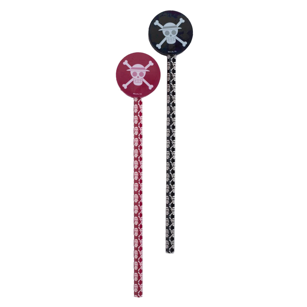 One Piece 2pk Pencil & Topper Set: 3 - Pens & Pencils By One Piece