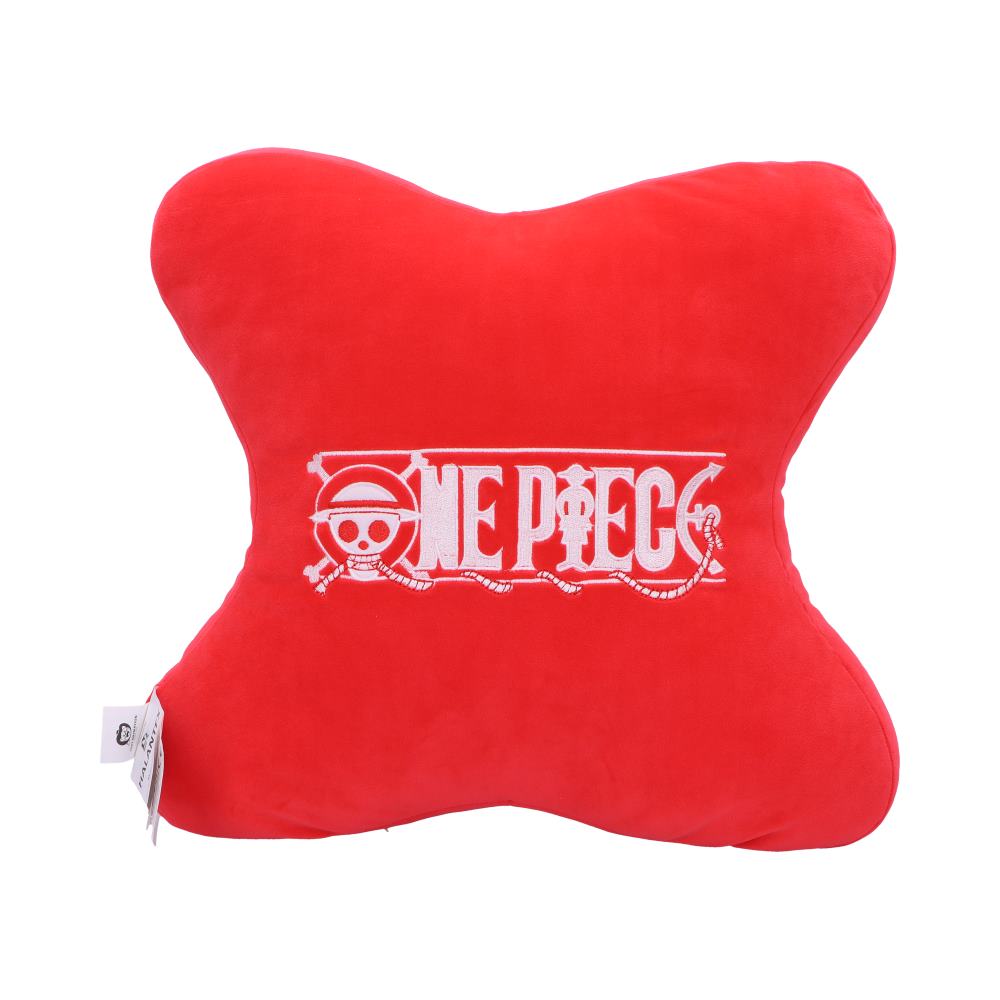 One Piece Skull and Cross Bone Cushion in Red: 4 - Cushions By One Piece