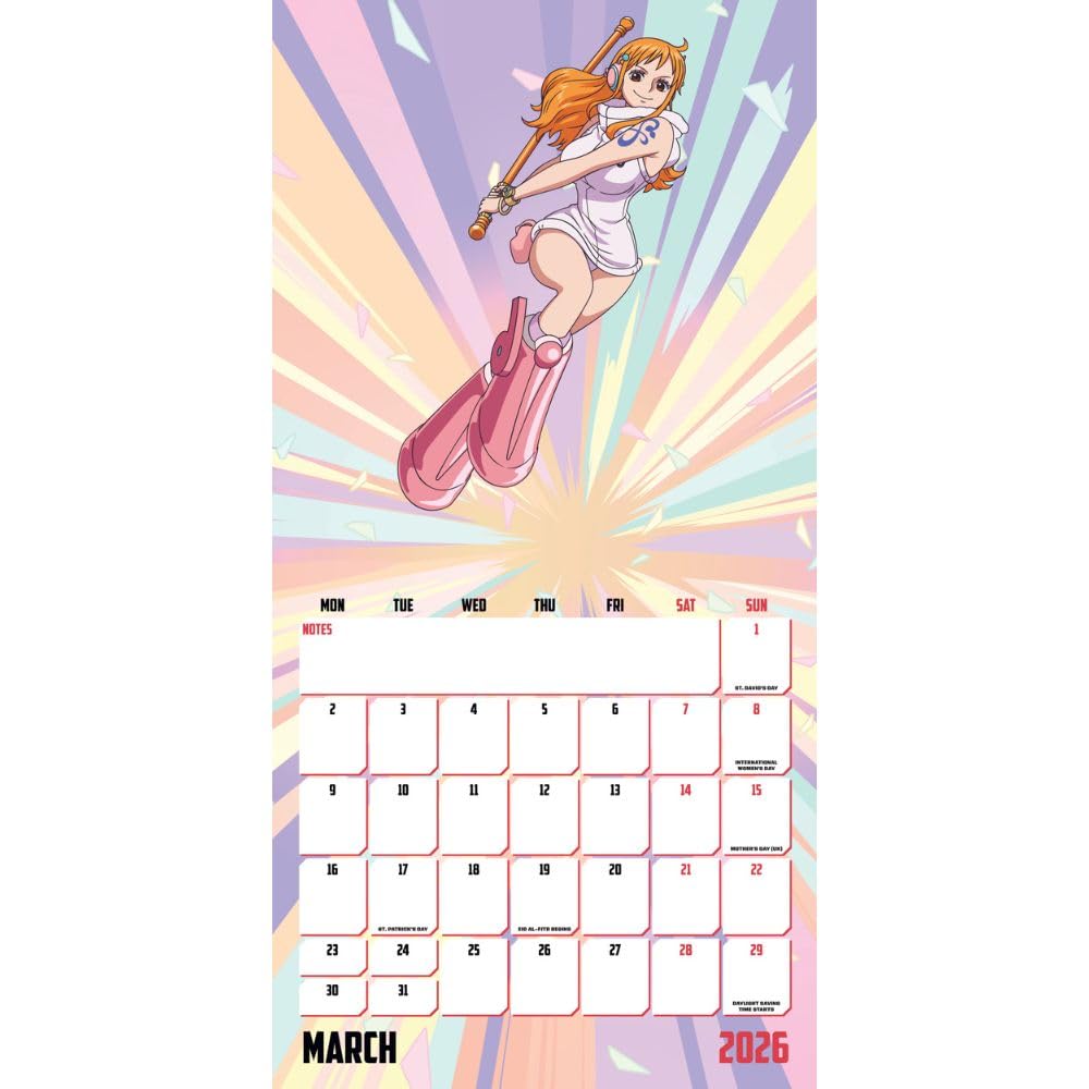 One Piece Square Calendar 2026: 2 - Calendars By One Piece