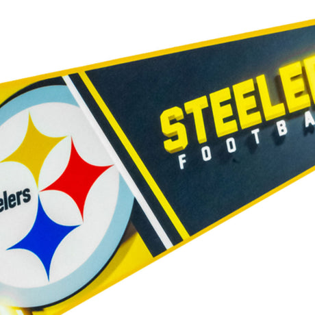 Pittsburgh Steelers Classic Felt Wall Pennant: 4 - Flags & Banners By American Sports