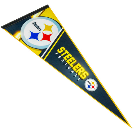 Pittsburgh Steelers Classic Felt Wall Pennant: 1 - Flags & Banners By American Sports