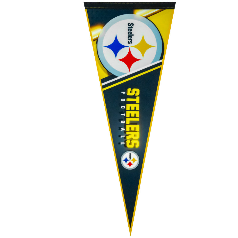 Pittsburgh Steelers Classic Felt Wall Pennant: 2 - Flags & Banners By American Sports