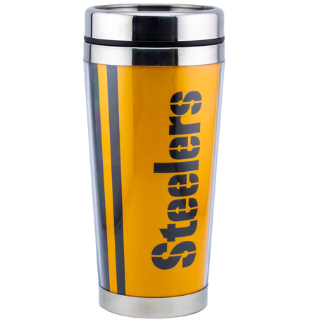 Pittsburgh Steelers Thermal Travel Mug: 4 - Mugs By American Sports