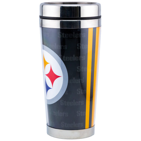 Pittsburgh Steelers Thermal Travel Mug: 2 - Mugs By American Sports