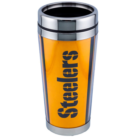 Pittsburgh Steelers Thermal Travel Mug: 6 - Mugs By American Sports