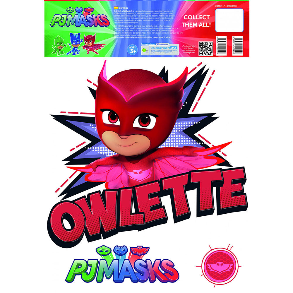 PJ Masks Wall Sticker A3 Owlette: 2 - Wall Stickers By PJ Masks