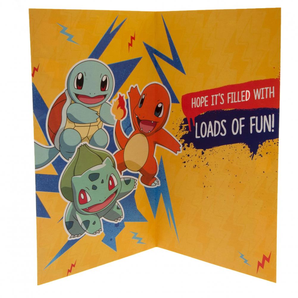 Pokemon Birthday Card Brother - Shop Greeting Cards At Gift Moments - 3