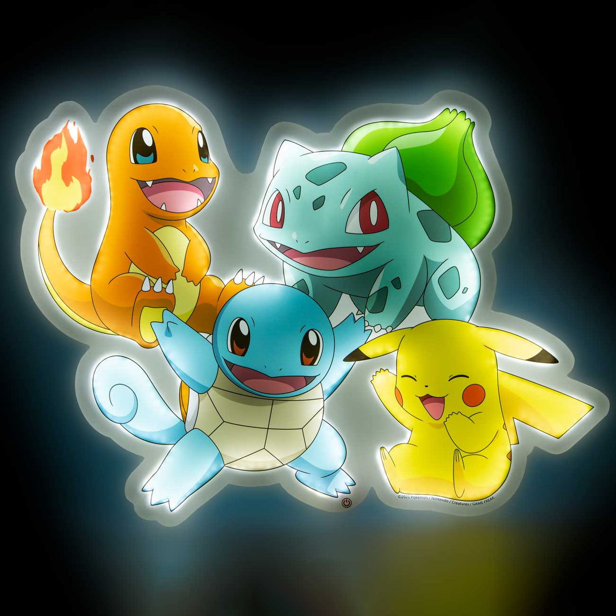 Pokémon Character Group Wall Lamp: 1 Lighting By Pokemon