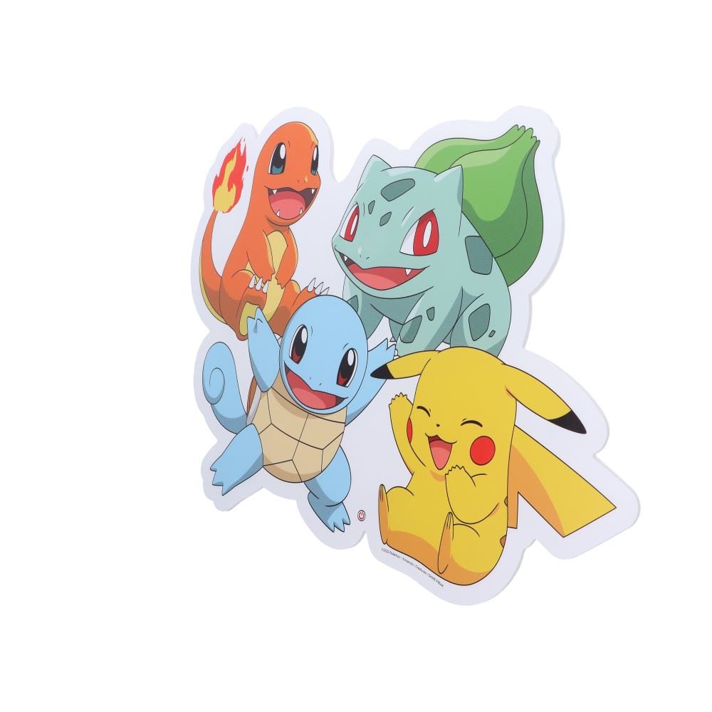 Pokémon Character Group Wall Lamp: 3 Lighting By Pokemon