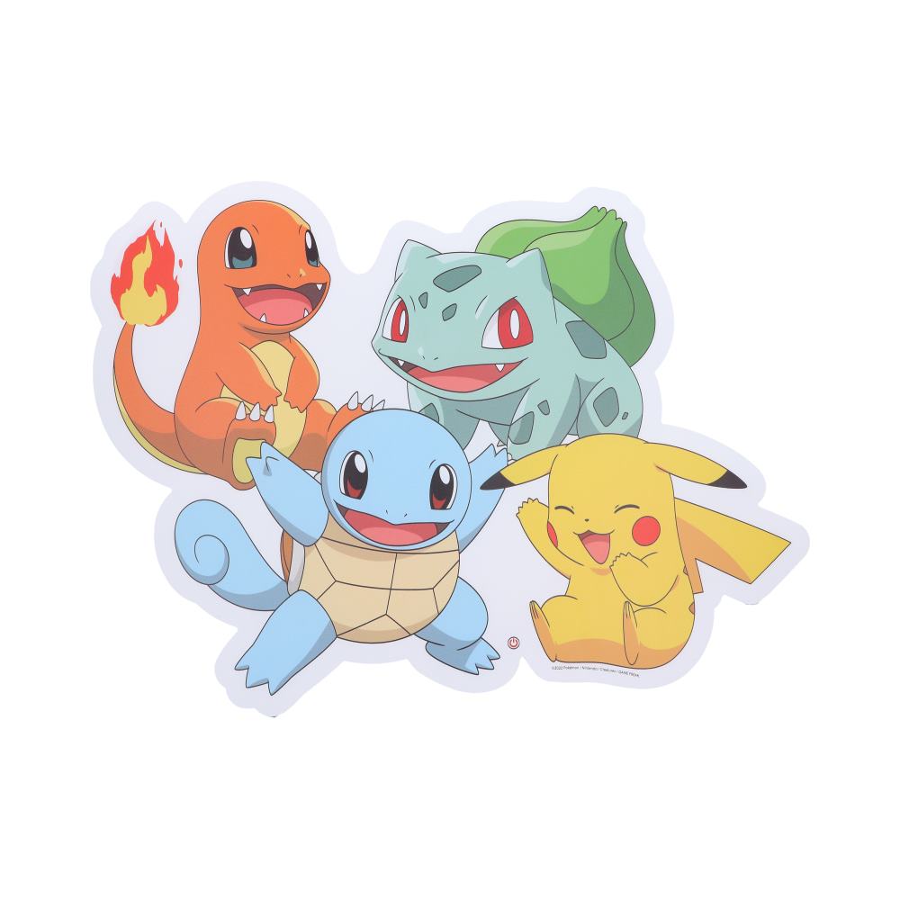 Pokémon Character Group Wall Lamp: 2 Lighting By Pokemon