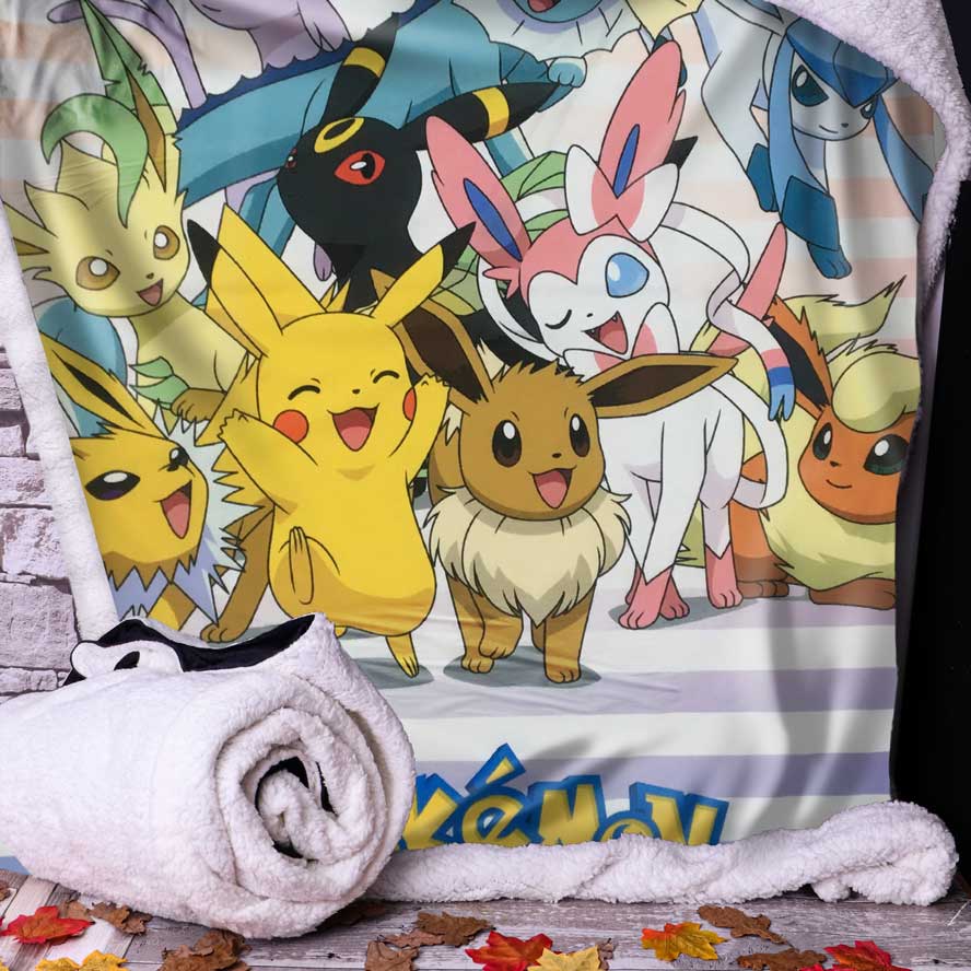 Pokémon Eevee Evolutions Blanket 100x150cm: 1 - Blankets By Pokemon