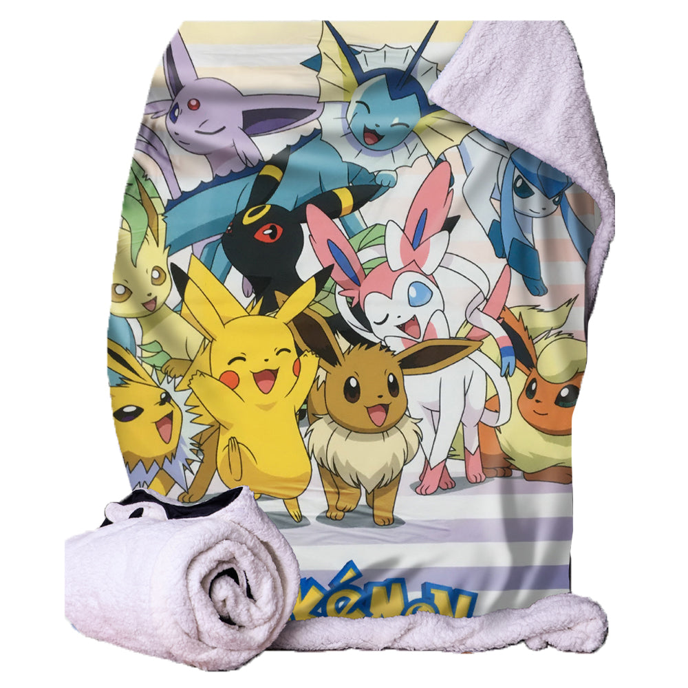 Pokémon Eevee Evolutions Blanket 100x150cm: 2 - Blankets By Pokemon