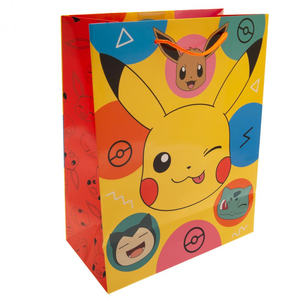 Pokemon Medium Gift Bag: 2 Gift Wrap & Bags By Pokemon
