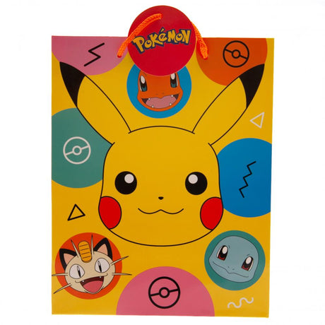 Pokemon Medium Gift Bag: 3 Gift Wrap & Bags By Pokemon