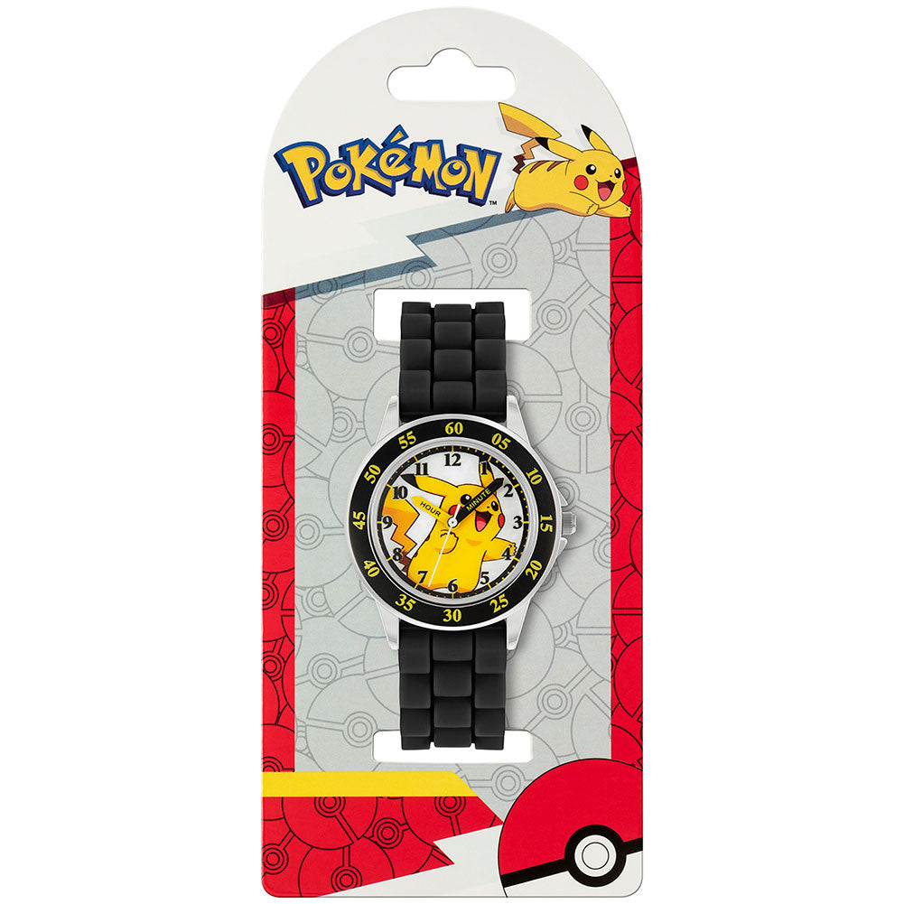Pokemon Junior Time Teacher Watch Pikachu: 3 Watches By Pokemon
