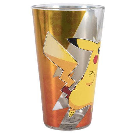 Pikachu Premium Large Glass 400ml: 3 - Glassware By Pokemon