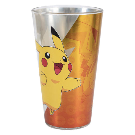 Pikachu Premium Large Glass 400ml: 2 - Glassware By Pokemon