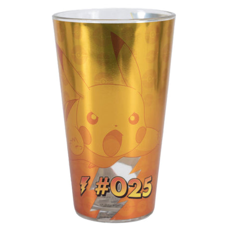 Pikachu Premium Large Glass 400ml: 4 - Glassware By Pokemon