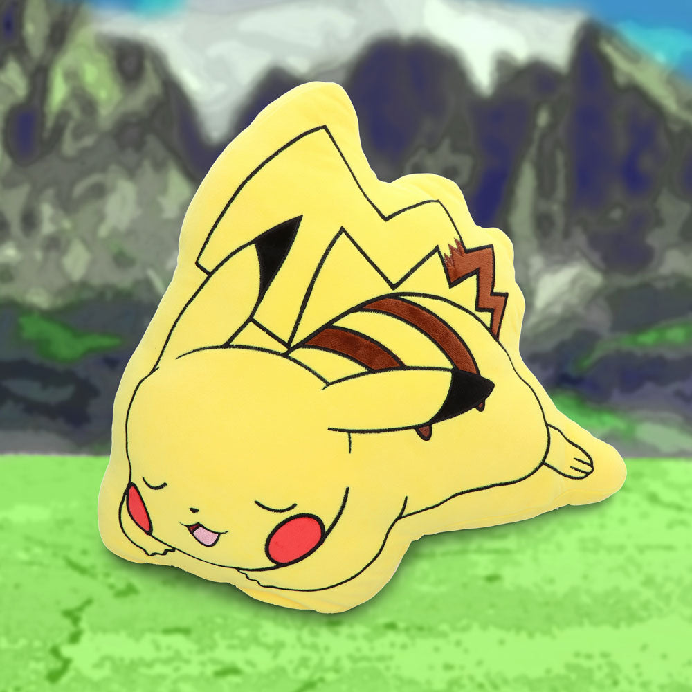 Pokmon Sleeping Pikachu Cushion in Yellow: 1 - Cushions By Pokemon
