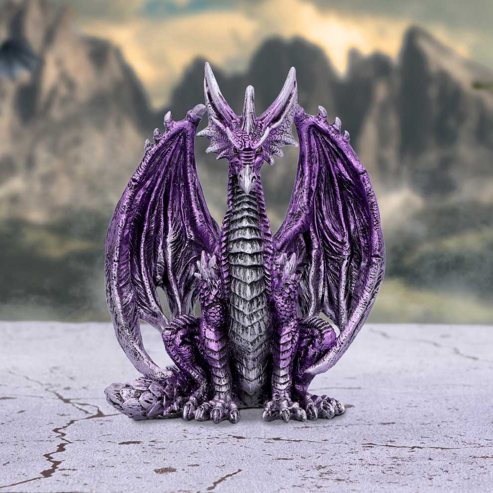 Porfirio Purple Dragon Figurine 17.7cm: 1 - Figures & Collectables By Gift Moments
