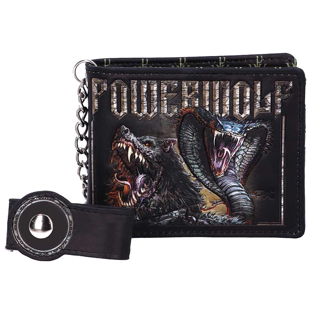 Powerwolf Kiss of the Cobra King Embossed Wallet: 2 - Wallets By Powerwolf