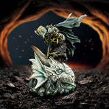 The Price of Valour Heroic Knight Over Slain Dragon Figurine: 1 Figurines Large (30 50cm) By NN Designs