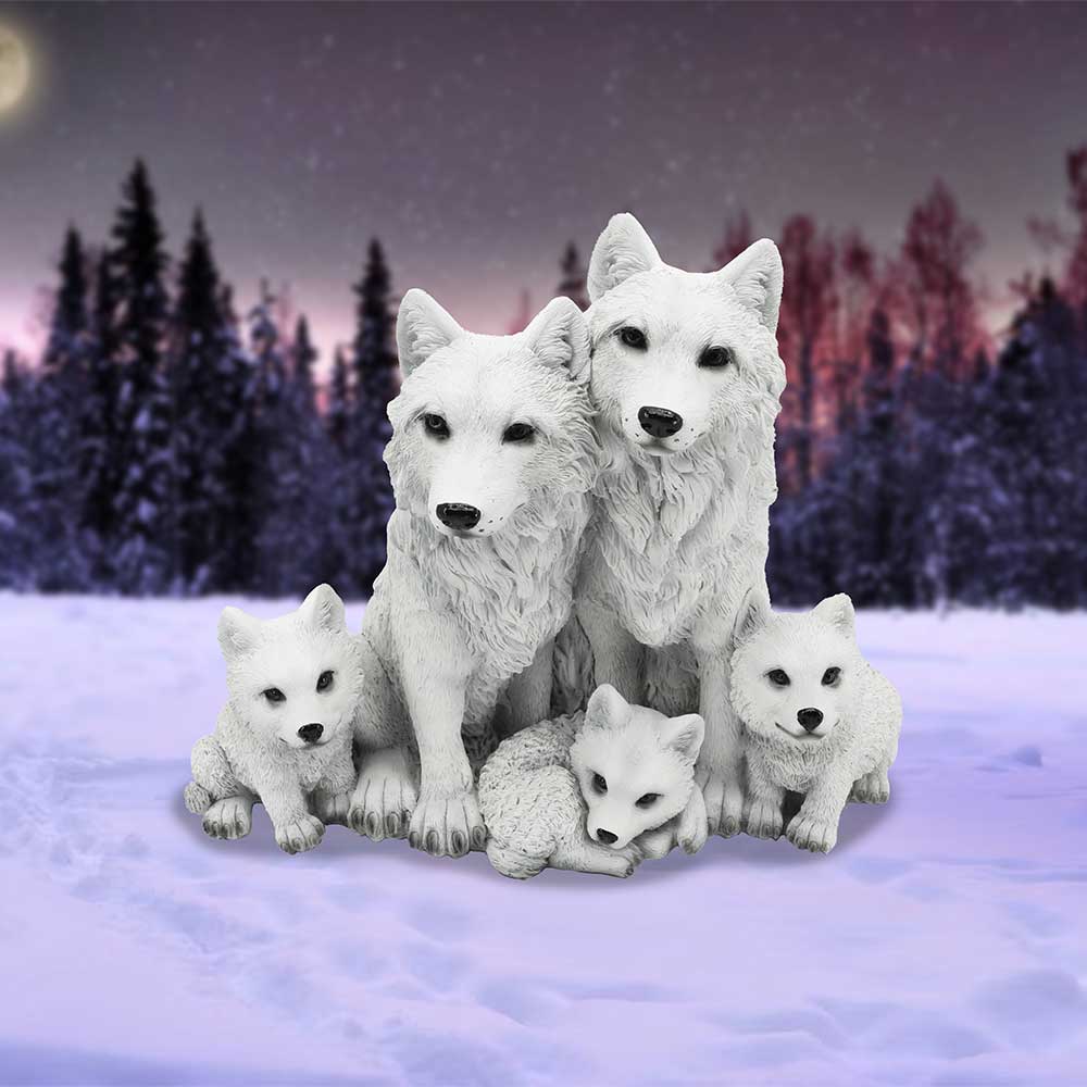 Protected Pups Wolf and Cubs Figurine: 1 - Figures & Collectables By Gift Moments