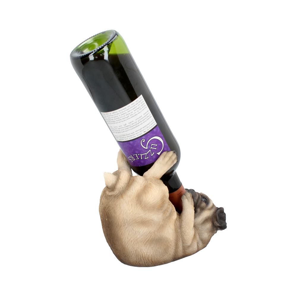 Pug Dog Guzzler Wine Bottle Holder: 5 - Guzzlers & Wine Bottle Holders By Gift Moments